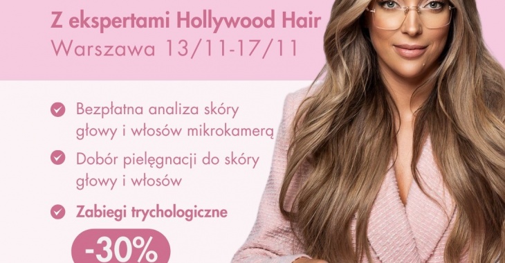 Hollywood Hair startuje z tygodniem trychologicznym i zaprasza na darmowe badania