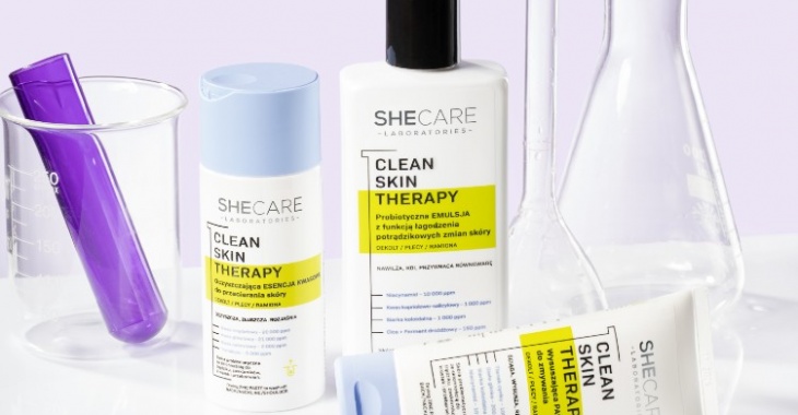 CLEAN SKIN THERAPY – nowość od marki SHECARE, która poradzi sobie z problemem trądziku i przebarwień potrądzikowych