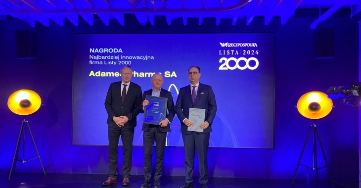 Adamed Pharma najbardziej innowacyjną firmą z Listy 2000 „Rzeczpospolitej”