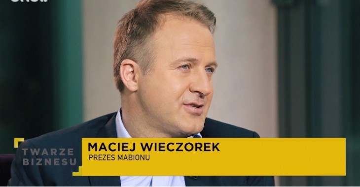 Maciej Wieczorek gościem programu Twarze Biznesu w Onet.pl i Forbes.pl